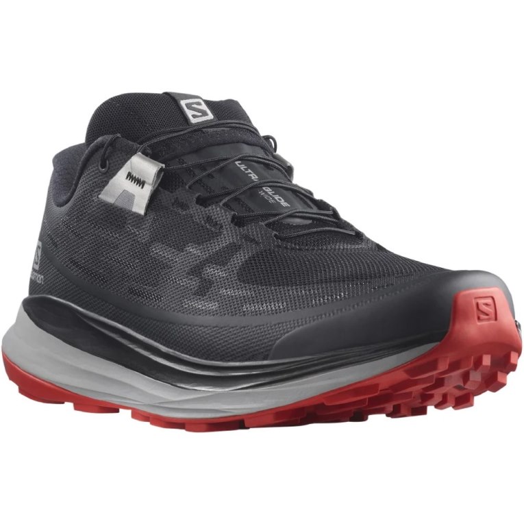 Black Salomon Ultra Glide Wide Men's Trail Running Shoes | IE ES4036